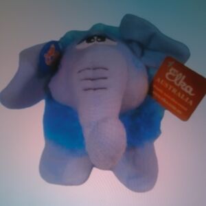 Elka Australia Plush Blue Elephant Toy